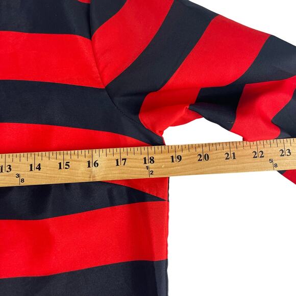 J. Crew Women's Red/Blue Striped Top Size S - Picture 6 of 10
